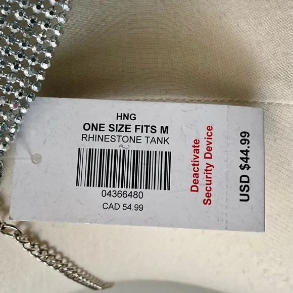 NWT Bodyrage Silver Chainmail Halter Top OSFM Clubwear Sexy New - Picture 9 of 9